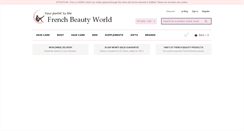 Desktop Screenshot of frenchbeautyworld.com